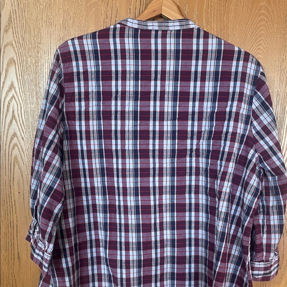 Vermont Country - Plaid Button-Up Shirt - 3/4 arm - Picture 5 of 5
